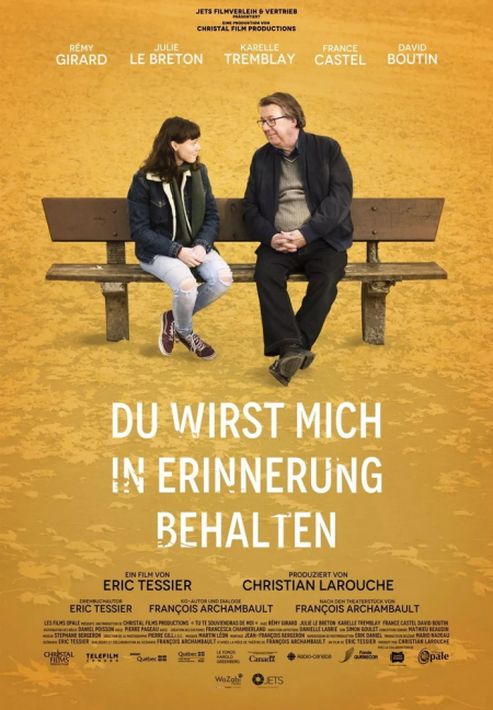 Filmplakat „Du wirst mich in Erinnerung behalten“ – © JETS Filmverleih und Vertrieb